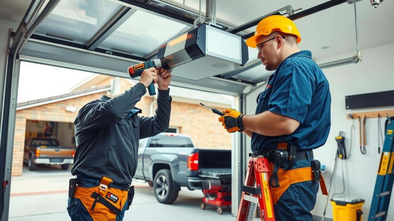 Can I install a new garage door opener myself?