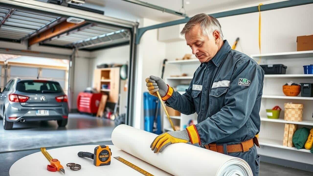 Can I insulate my garage door myself?