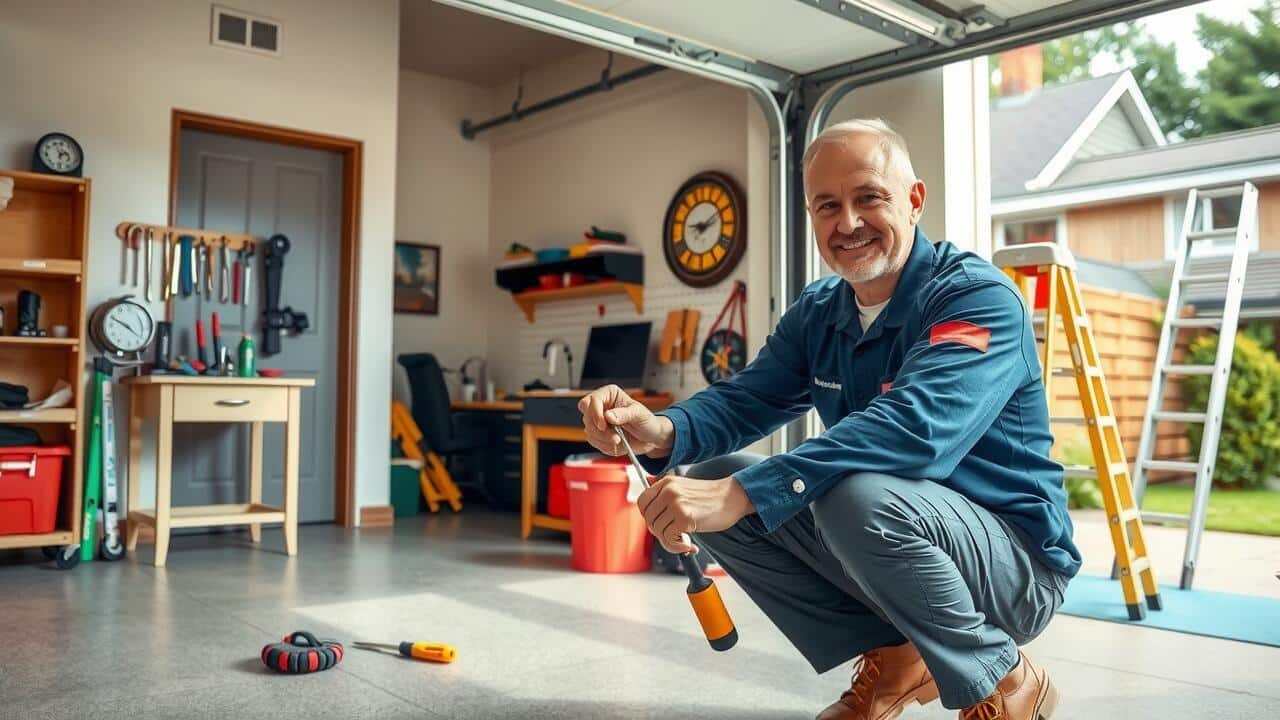 Can you install a lock on a garage door?