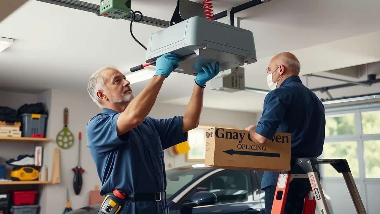 Can you replace a garage door opener without replacing the track?