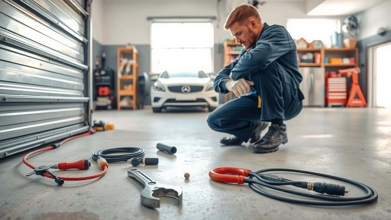 How do I know what size garage door cable I need?