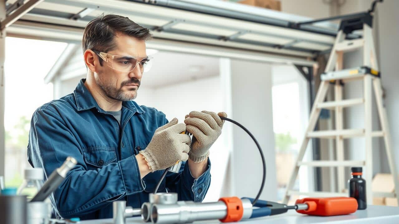 How feasible is it for a DIY enthusiast to replace garage door cables without professional help?