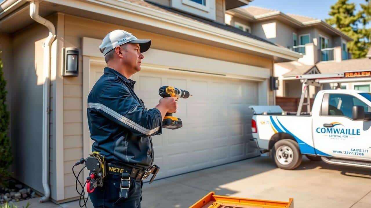 How much should I budget for a new garage door?