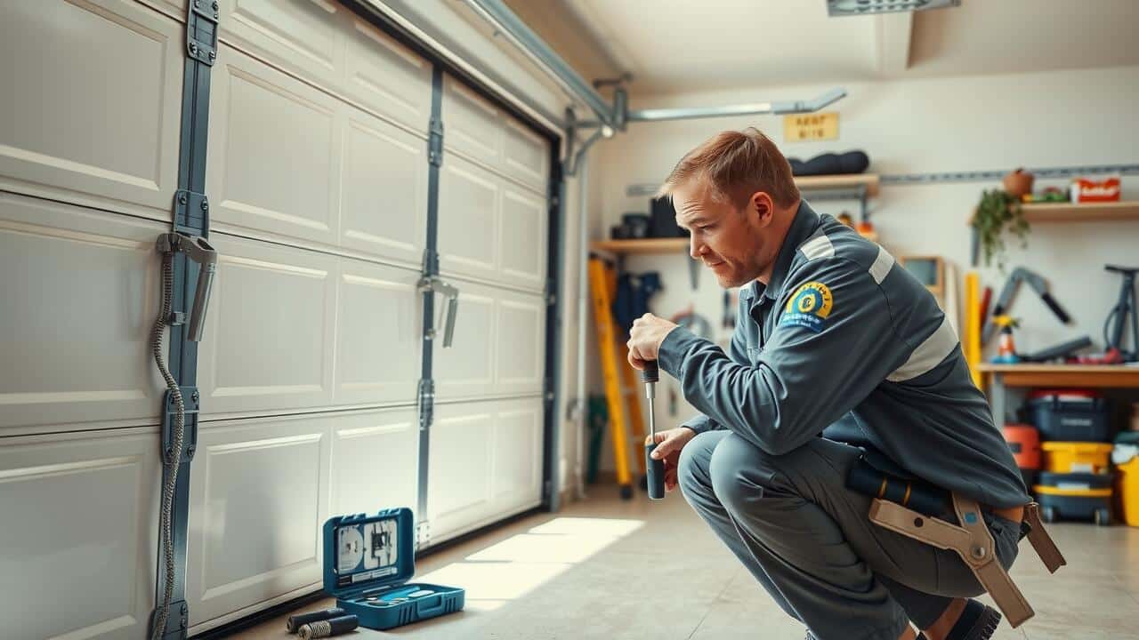 How to lock a garage door that doesn’t have a lock?