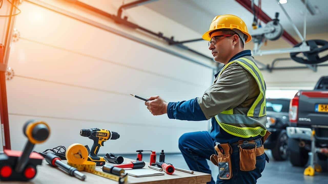 What additional costs should homeowners anticipate when fitting a new garage door, beyond just the purchase price?