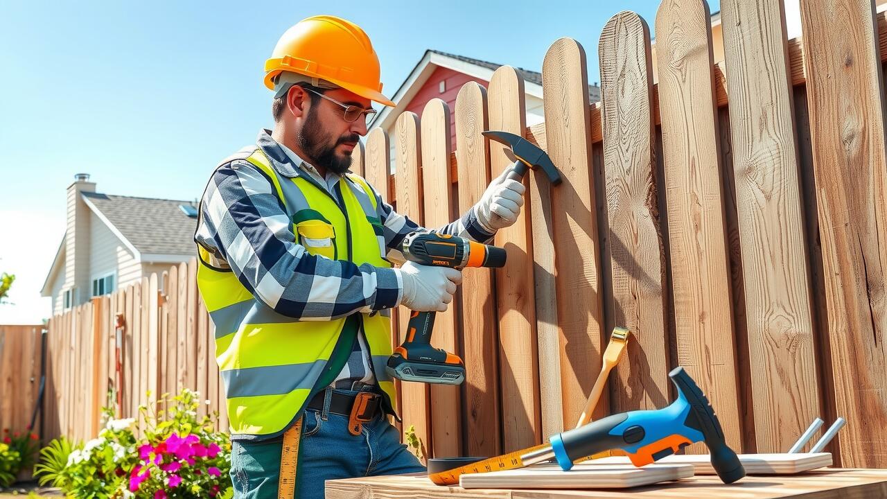Who is responsible for repairing a fence?